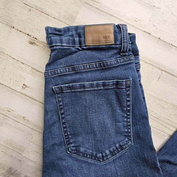 BKE Parker High Rise Ankle Skinny Jeans - Whiskers - Size 28 Fits 28x29 - Picture 3 of 10